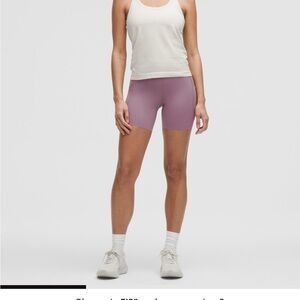 lululemon athletica Lavender Bike Shorts